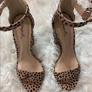 Leopard heels